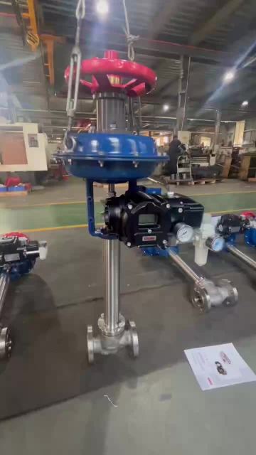 Pneumatic Diaphragm Single Seat Control Valve DN32 – Positioner Calibration Guide