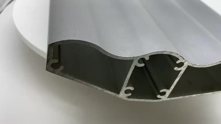 profil aluminium dinding tirai