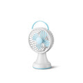 5 Inch Portable Rechargeable USB Fan with Light1