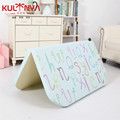 Kulinya Eco-Friendly PU Leather Mat with High-Density EPE Foam - Two-Fold ABC Print Design1