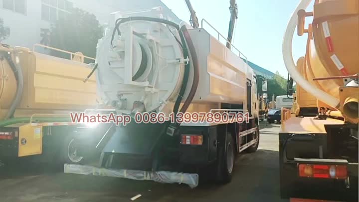 Howo high pressure washing truck