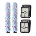 Bissell Vacuum Cleaner Parts: Filter, Floor Multi-Surface Roller Brush Roll Kit for Models 1868, 1866, 1608683, 1608684 Crosswave1