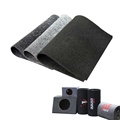 Customized Ash Charcoal Lautsprecherbox Teppich 2 mm dicke günstigste 100% Polyester Vlies -Stoff für Lautsprecher1