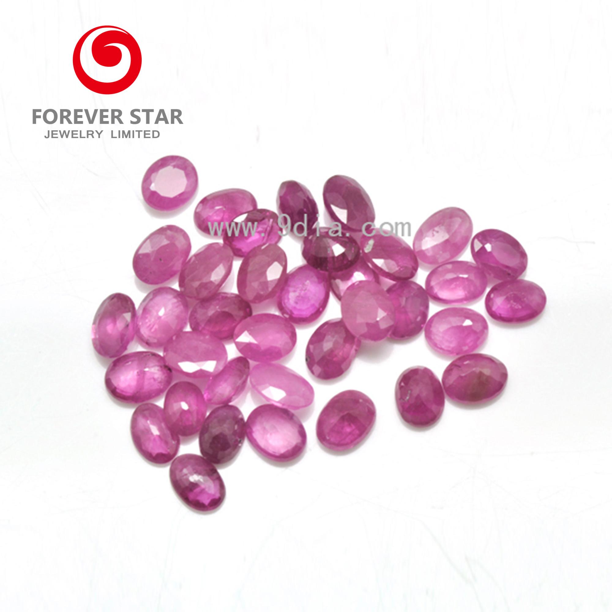 2GN01003A Stock grande Corte de pera de buena calidad Ruby Rose Compre Ruby Gemstone Precio de fábrica por quilates para joyas1