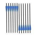 Wholesale High Quality 31" Carbon Archery Arrow with 3" Vanes and Replaced Arrowhead1