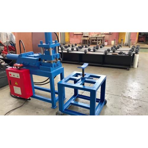 Lamp pole reducing machine