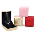 Hanhong Luxury Ring Box Schmuck Aufbewahrungsbox Custom Logo PU Plastik Schmuck Verpackungsschachtel mit LED Light1