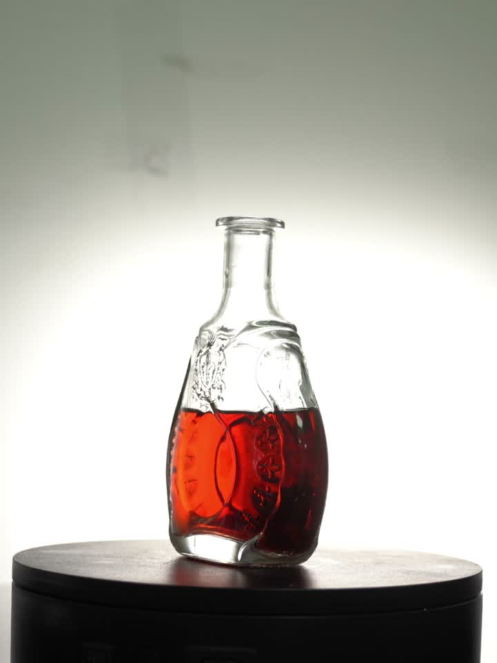 Bottiglia di vetro di liquore di alta qualità fabbrica cinese