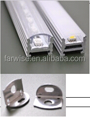 Carcasa del gabinete LED carcasa de luz LED aluminio y cáscara de plástico