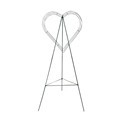 Metal Wire Floral Wreath Stand: Perfect Memorial Easel for Cemetery Flowers1