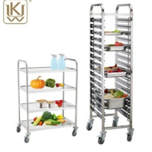 Stainless Steel Tray Trolley - A Culinary Companion for Efficiency and Elegance