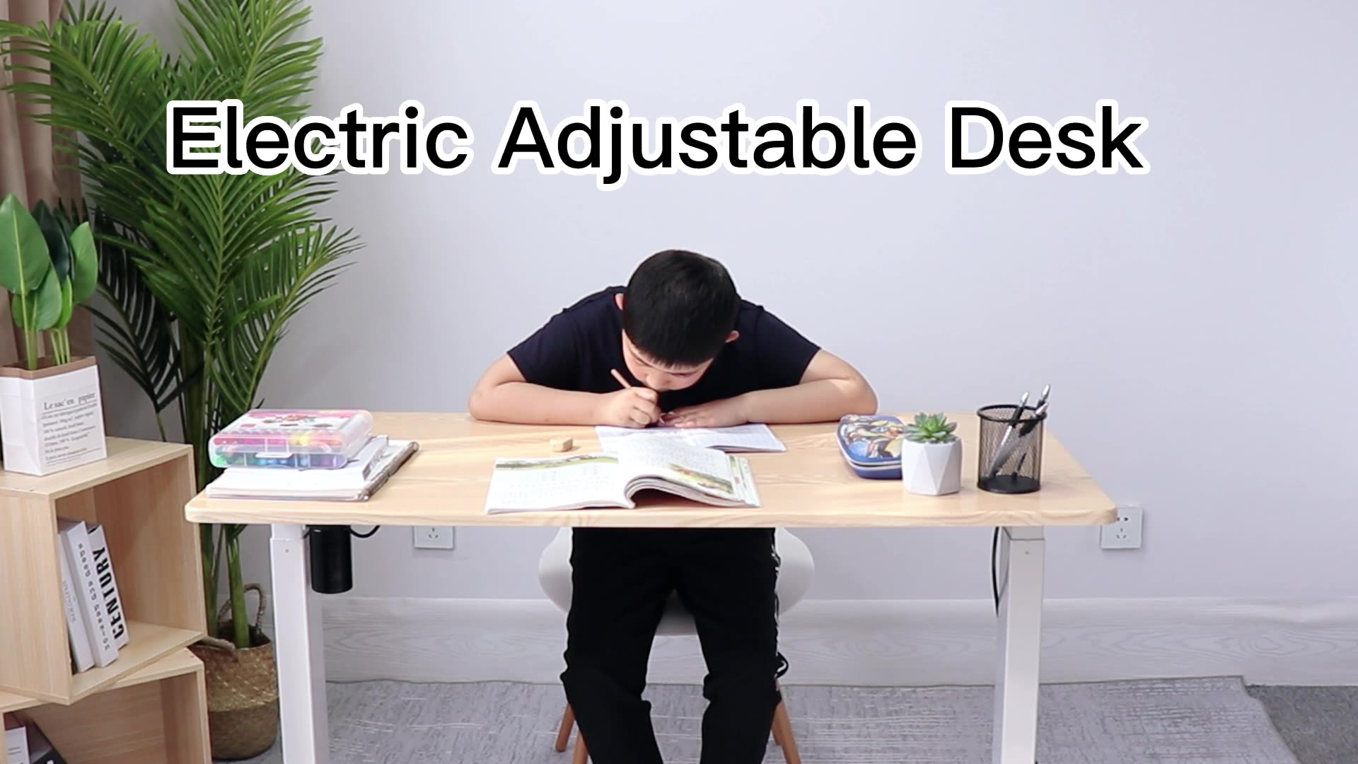 High Quality Ergonomic Electric  Adjustable height electric adjustable desk  Manufacturer1