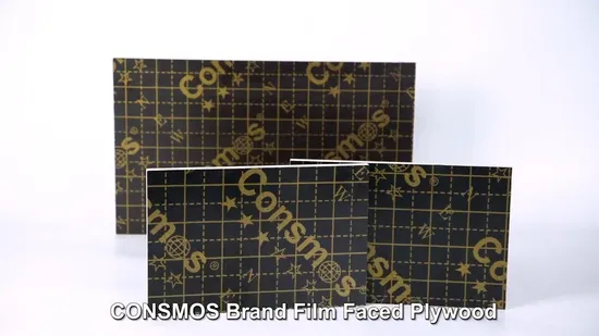 Consmos 3 Star 18mm Waterproof Melamine WBP Glue Film Faced Plywood for Construction1