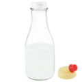 32oz Round Quart Glass Milk Bottle with 48mm 48-Snap Closure: Find the Perfect Fit for Your Packaging Needs1