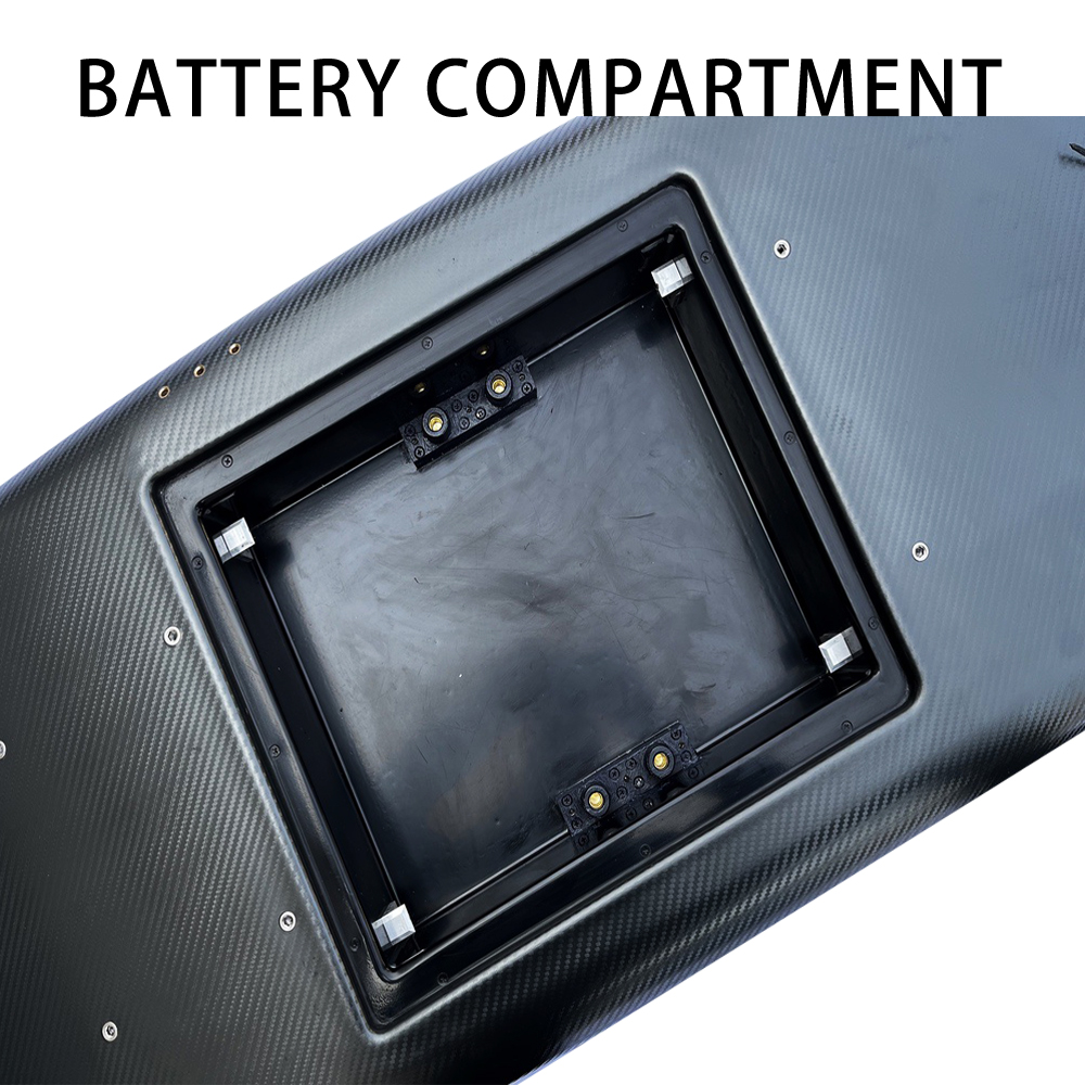 Electric Surfboard Battery Compartment