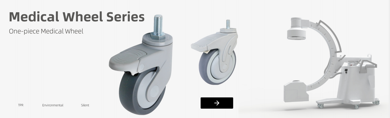 Hospital Bed Medical Swivel Caster Wheel