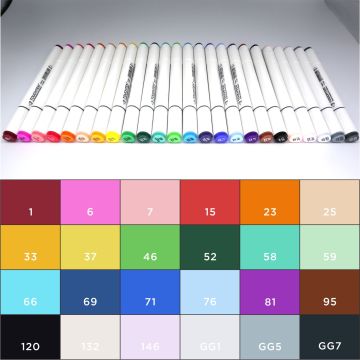 China Top 10 Alcohol Sketch Markers Pens Brands