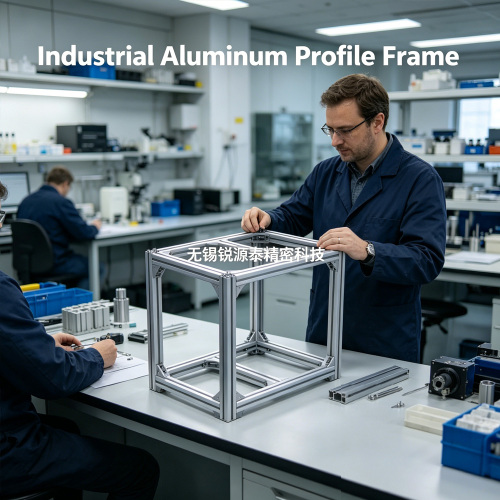Estructura de marco de perfil de aluminio industrial modular