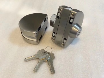 Glass to Glass Door Lock With Keys with knob