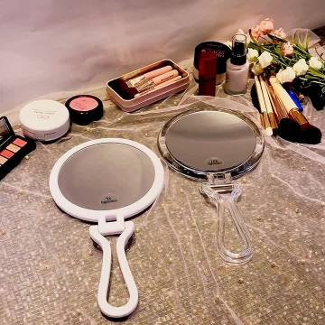 Double Sided Folding Handheld Mirror