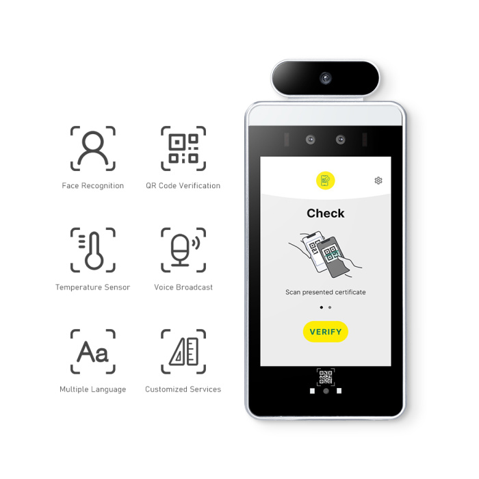 RA08T Face Temperature Access Control