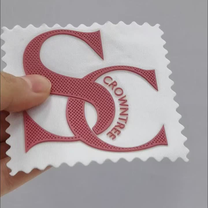 Label pemindahan silikon 3D berlubang