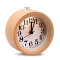 Silent Quartz Desk Clock for Study, Wooden Desk Companion with Motive Type1