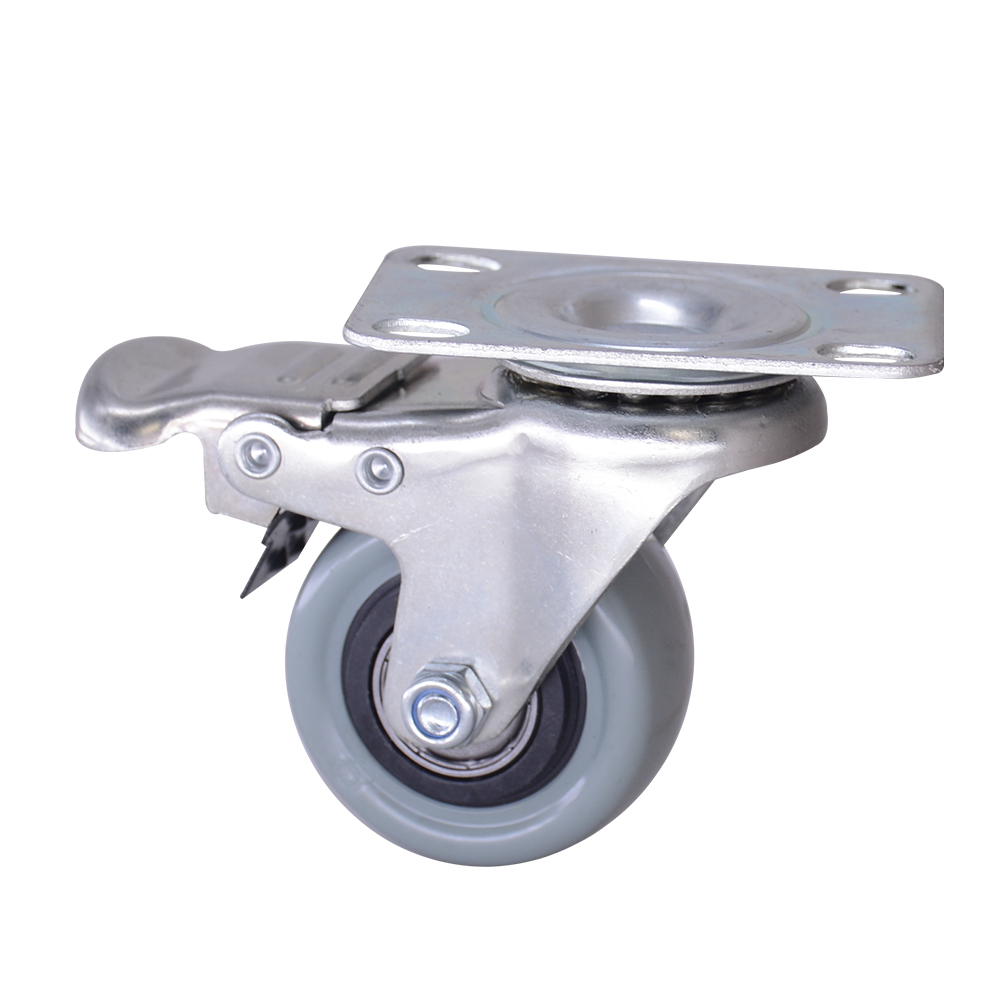 Light Duty PVC Caster Grey