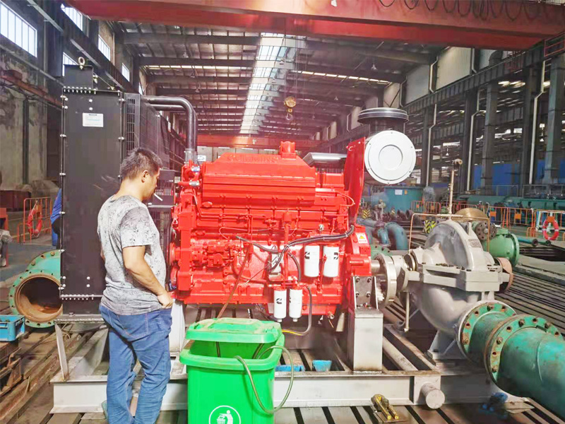 Cummins pump engine