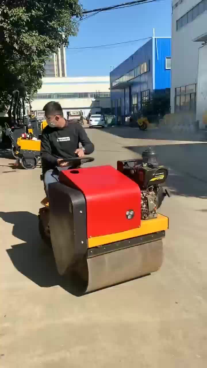 small road roller test