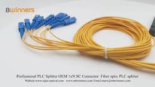  Professional PLC Splitter OEM 1xN SC Connector Fiber optic PLC splitter