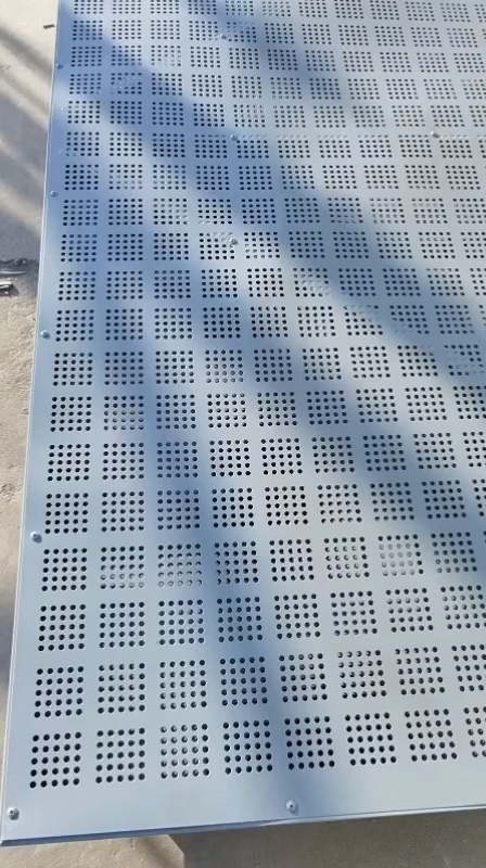 Pył wiatrowy siatka przełom wiatrowa ściana perforowana metalowa siatka 1