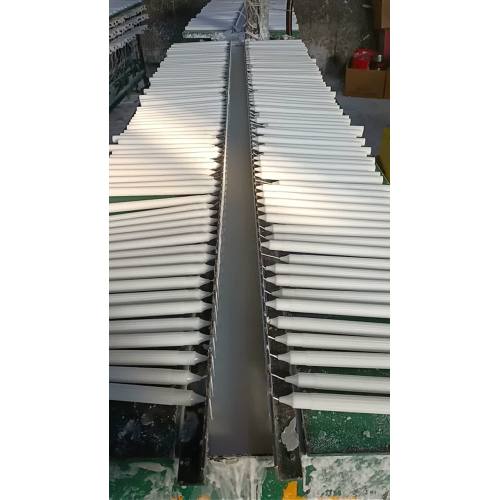 zhongya  white fluted candle