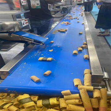 What material is suitable for a food-grade conveyor belt?