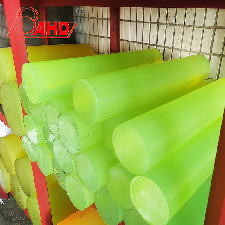 DIA 200mm 250mm 300mm 350mm 400mm 500mm Natural Tea Color 90A Shore PU Polyurethane Rod