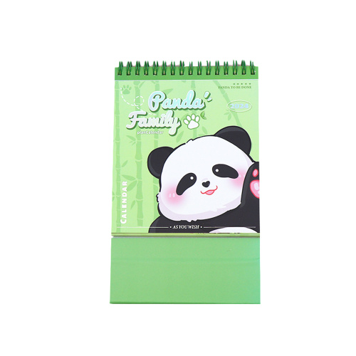 Calendário de mesa com tema Panda ganha popularidade por combinar fofura e praticidade na organização diária