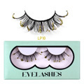 Wholesale Black Natural Fake Lash with Colorful Glitter Volume Mink Eyelash Extension1
