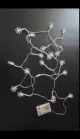 Snowflake a forma di luci a led natalizie