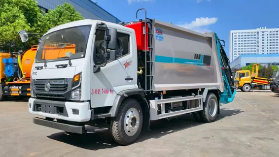 Prestasi Pengedap Tinggi Dongfeng 4X2 12cbm Wadding Refuse Truck1