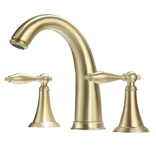 Zb6004 Modern Pop Golden Brass Bathroom Basin Faucet1