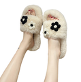 Cozy Home Slippers: Thick-Sole Plush Flip-Flops & Non-Slip Fluffy Slippers for Ultimate Warmth and Comfort1