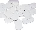 Aluminum Shield Shape Stamping Blanks for Dog Tags - 1mm Thickness1