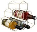 Freestanding Metal Wine Rack - Tabletop Wine Bottle Holder for Cellar or Bar1