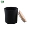 ONO Wholesale Matte Black Glass Candle Jars with Lid - 7oz & 10oz for Candle Making with Custom Logo1