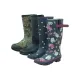 Mens Black Fashion Rain Boots