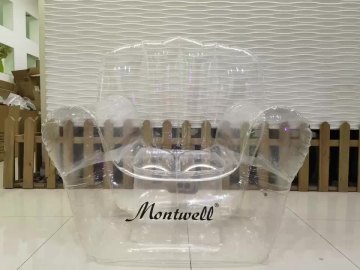 Portable, Transparent, Inflatable Lazy Air Sofa: Your Comfortable On-the-Go Solution1