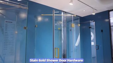 adjustable solid brass shower door hinge hardware
