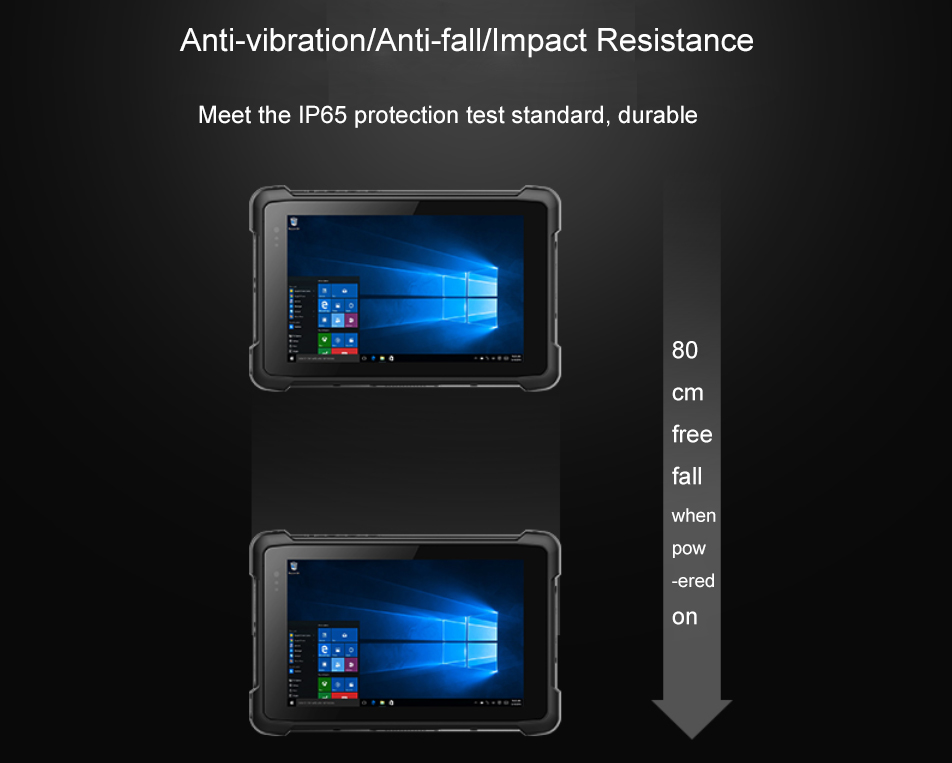 8 inch industrial windows 10 rugged tablet