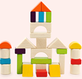 DIY Novel Educational Intelligence House: Kids' Wooden Building Block Sets1