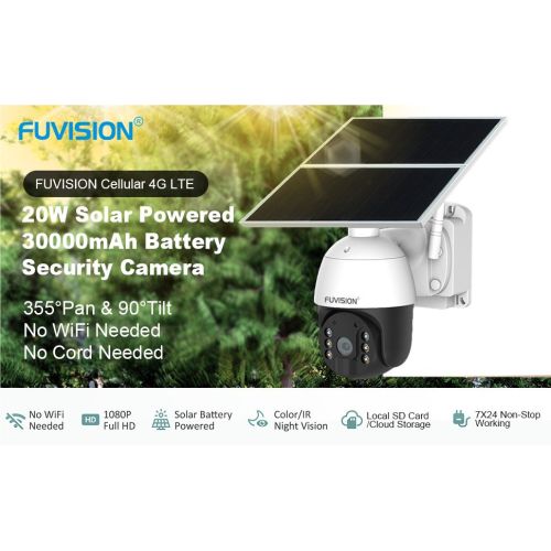 Gsm 4g Sim Card 1080p Ip Camera Wifi Solar Panel Battery Security Camera Waterproof Outdoor Ptz Cctv Camera